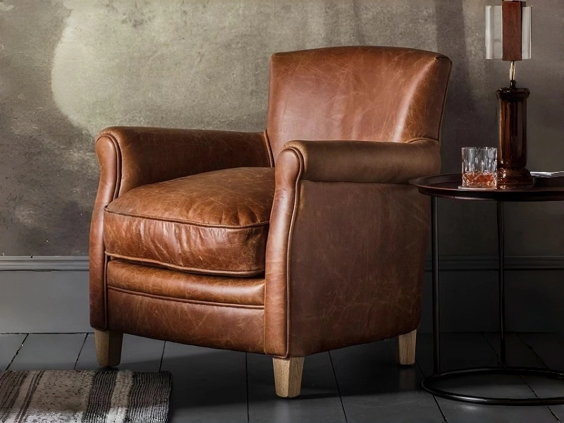 CenSo Home Wooden Frame Corner Chair for Luxury Guest Suites