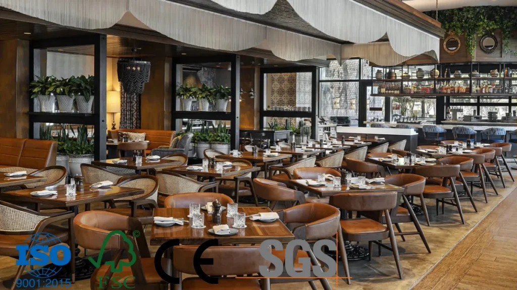 CenSo Home restaurant furniture with certification