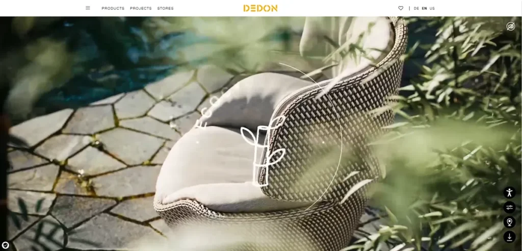 DEDON website