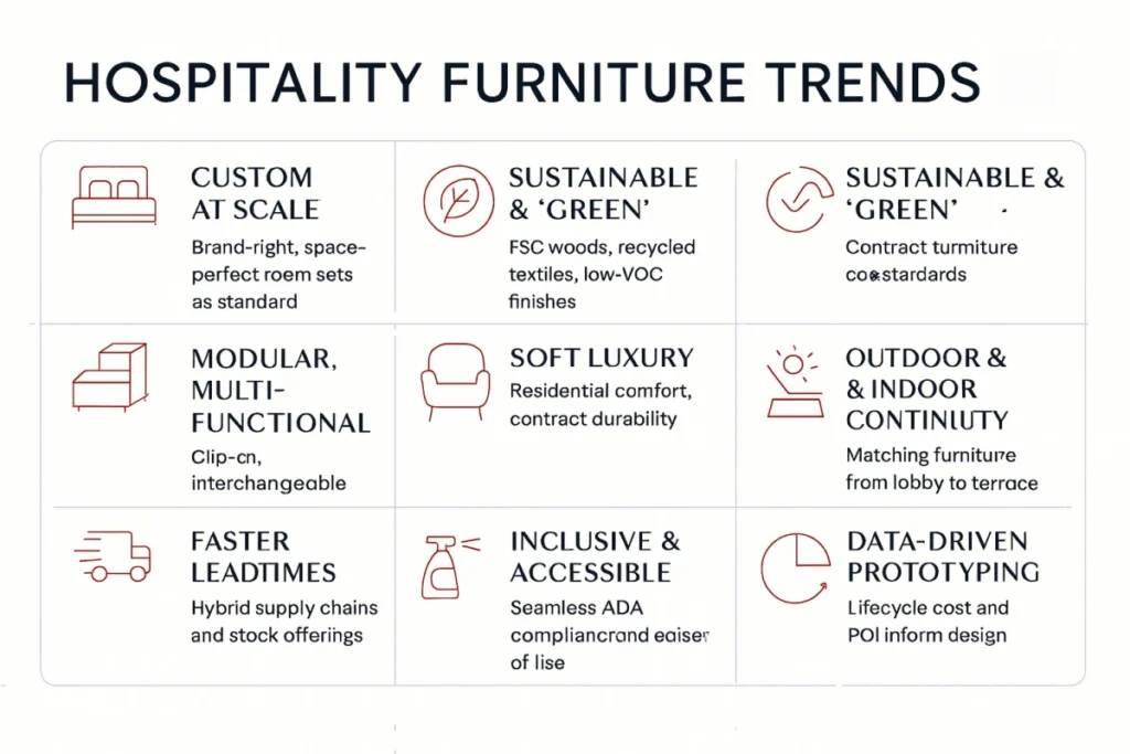 Hospitality furniture trends in 2026 from CenSo home