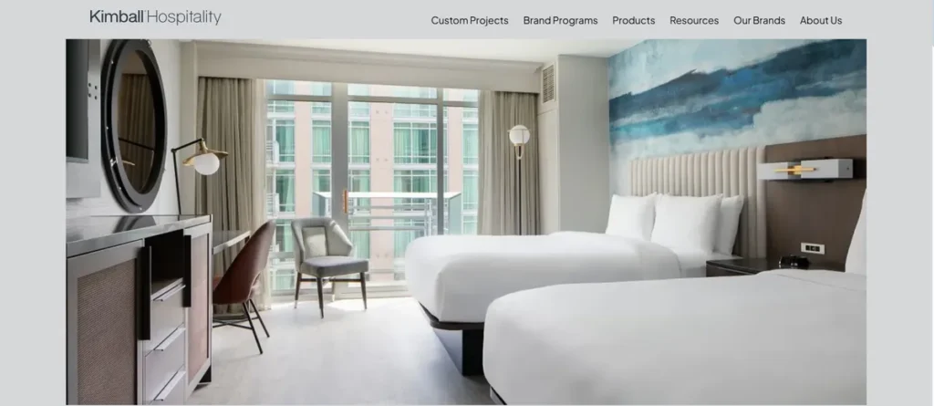 Kimball hospitality website