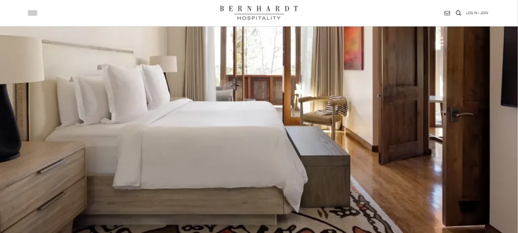bernhardt hospitality website