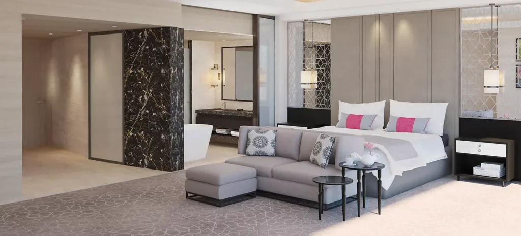 Sofitel Hotel bedroom design