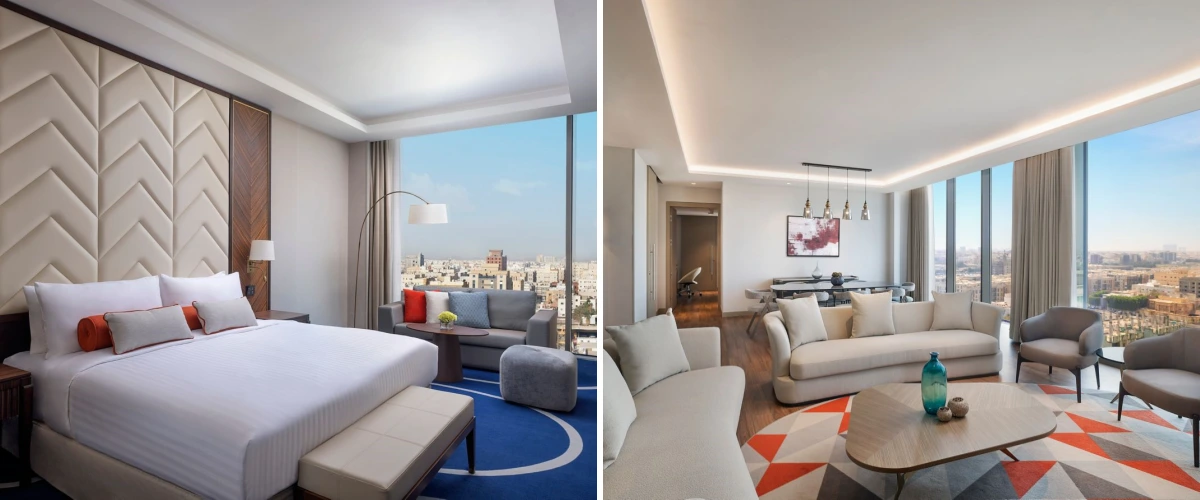 hotel bedroom design for Jeddah_Marriott_Hotel_Madinah_Road