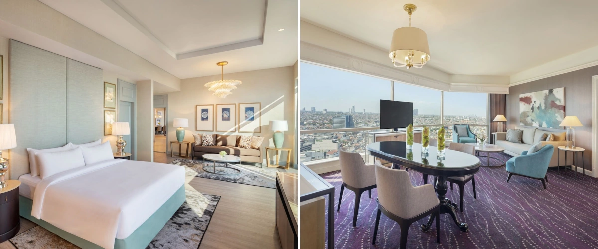 hotel bedroom furniture design in JW Marriott Hotel Surabaya