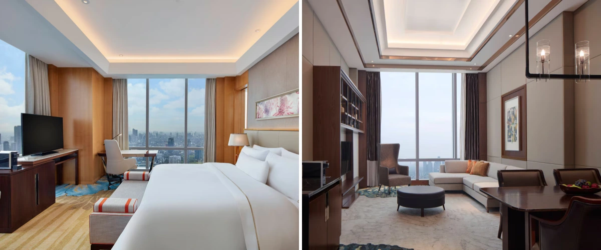 hotel bedroom furniture design in The Westin Jakarta