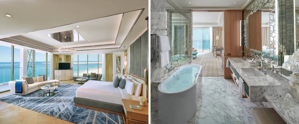 hotel bedroom furniture idea for Mandarin Oriental Jumeira, Dubai