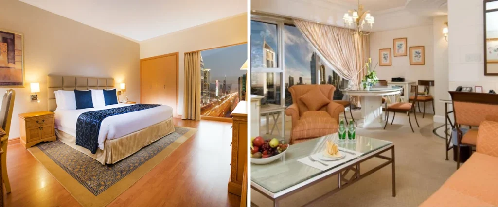 hotel bedroom furniture idea for Millennium Plaza Downtown Hotel, Dubai