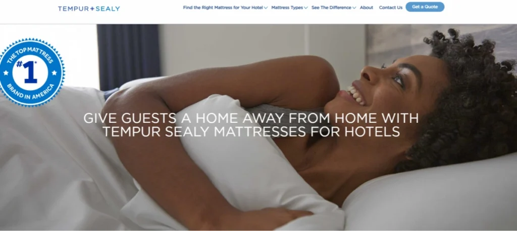 TEMPUR AND SEALY WEBSITE