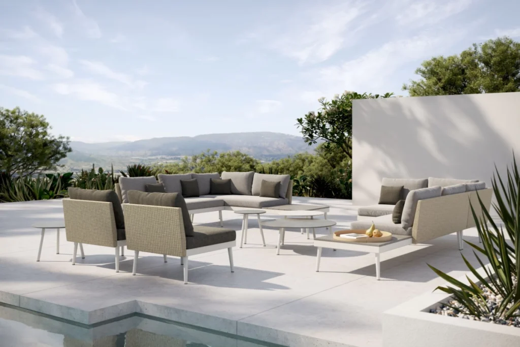 villa outdoor solutions with furniture