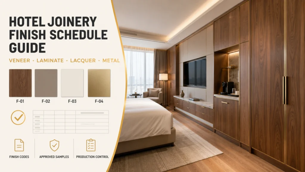 Hotel Joinery Finish Schedule Guide