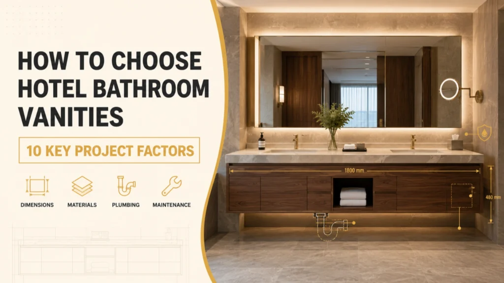 How to choose hotel bathroom vanities