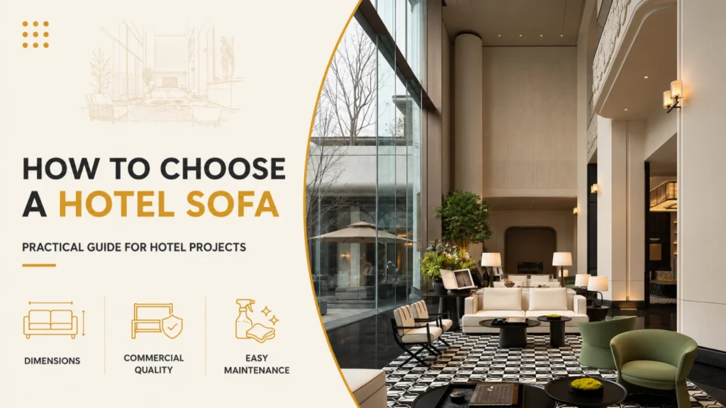 how to choose a hotel sofa