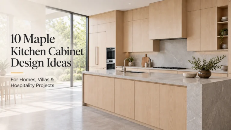 10 Maple Kitchen Cabinets Design Ideas for homes villas hospitality projects