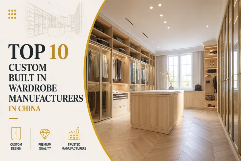 custom built in wardrobe manufacturers in China