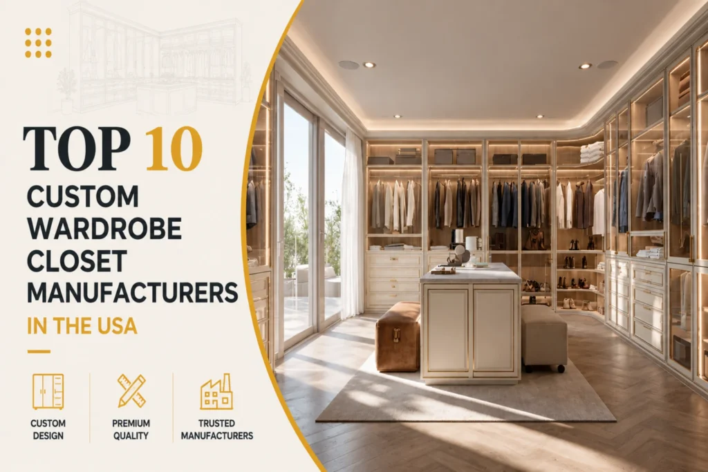 custom wardrobe closet manufacturers in USA