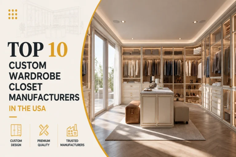 custom wardrobe closet manufacturers in USA