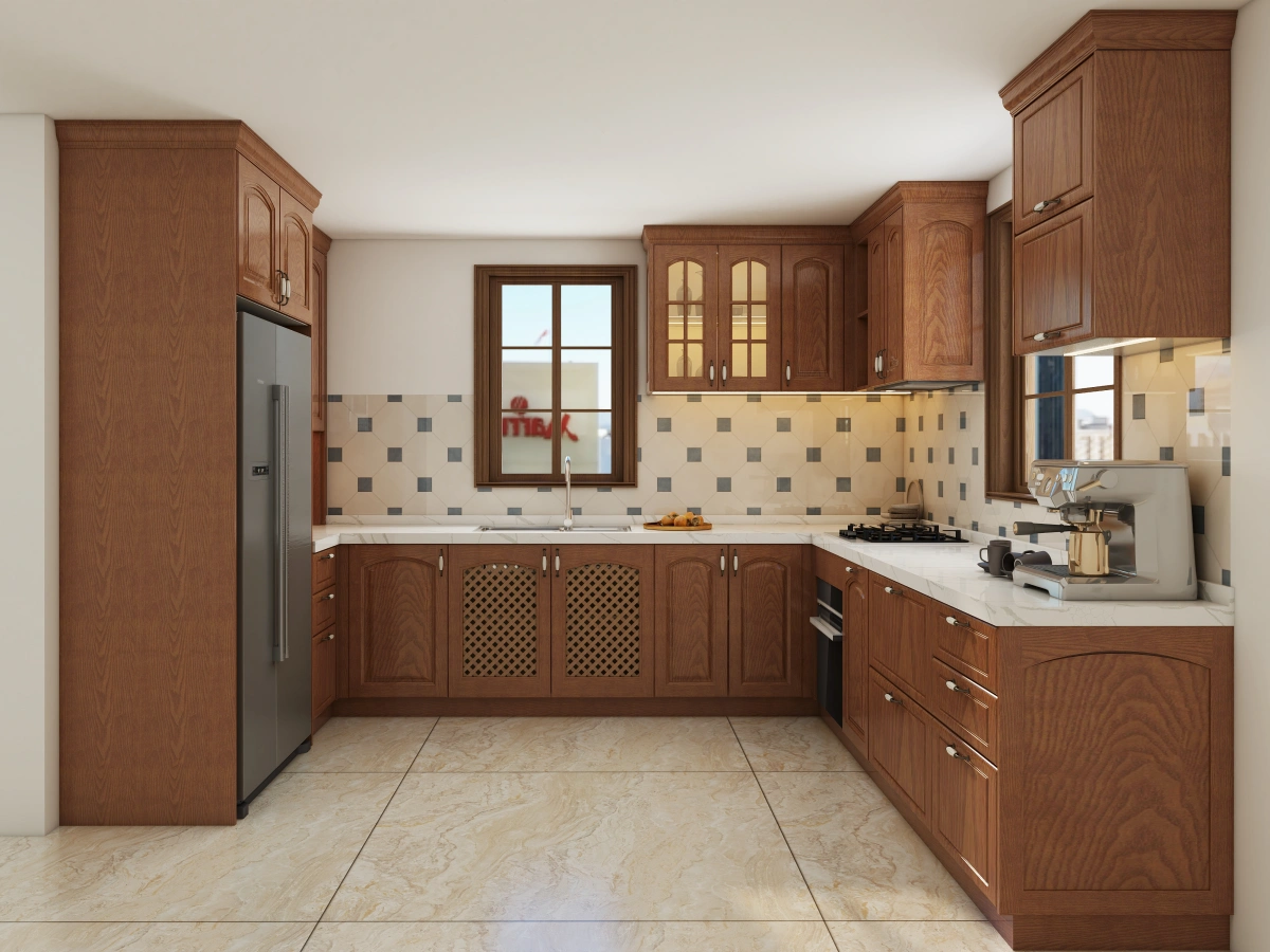 CenSo Home Natural Wood Shaker Kitchen Cabinets