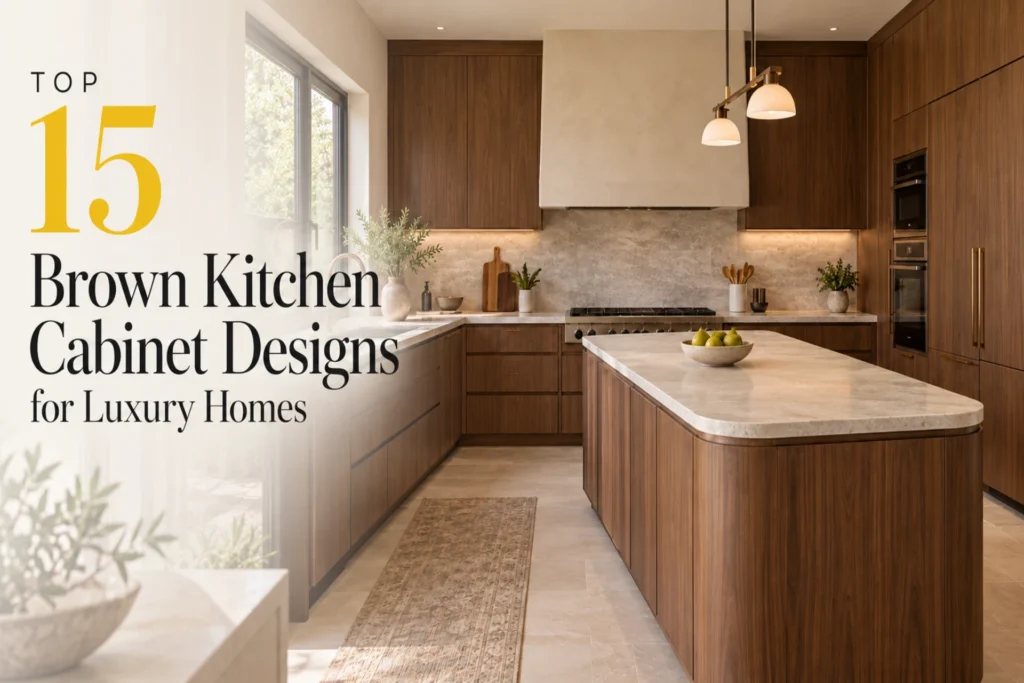 brown Kitchen Cabinet