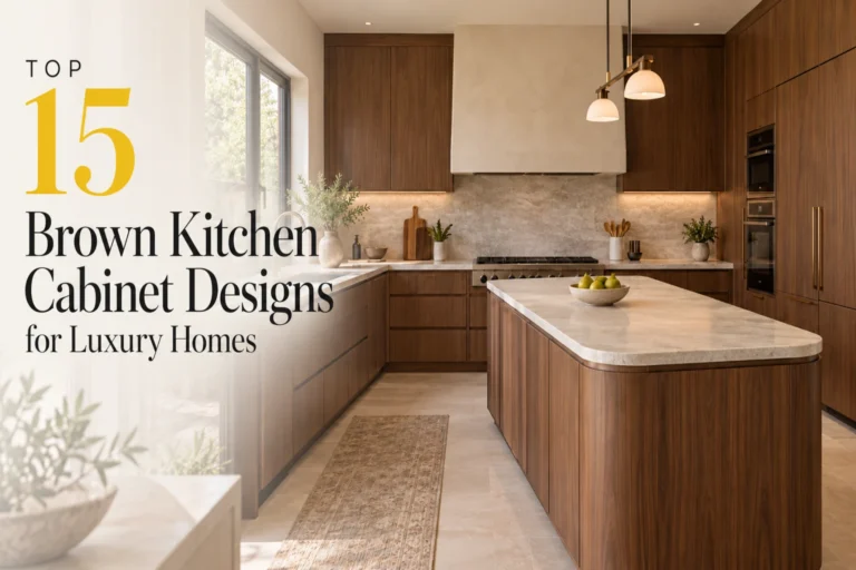 brown Kitchen Cabinet