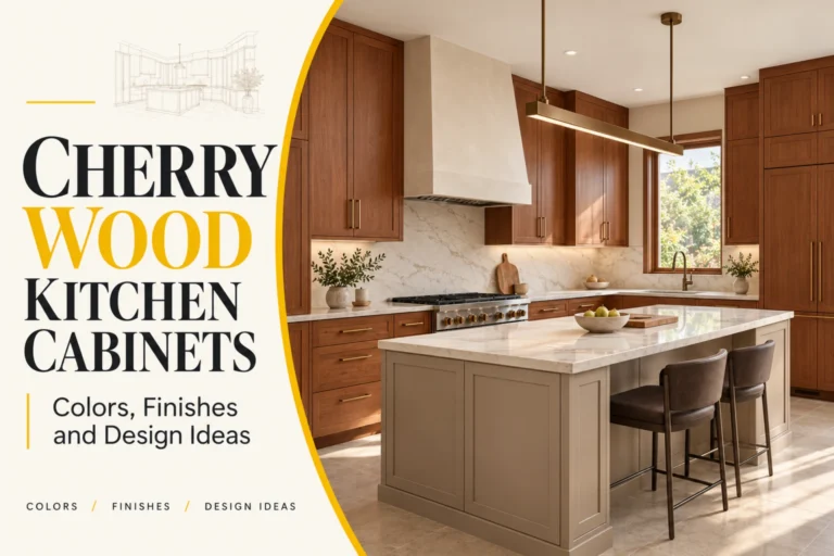 cherry wood kitchen cabinets